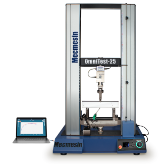 OmniTest twin-column 10, 25 and 50 kN materials and universal tester by Mecmesin