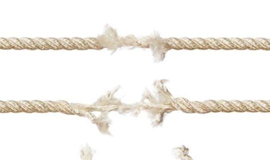 Rope breaking