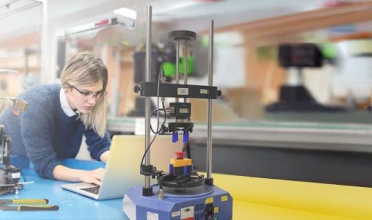 Person doing testing