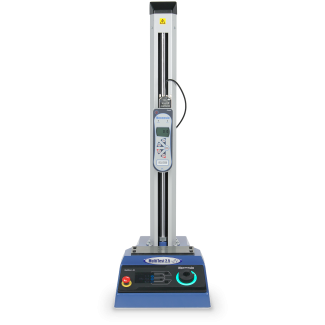 Product image of MultiTest-dV motorised force tester with Advanced Force Gauge for tension and compression testing by Mecmesin