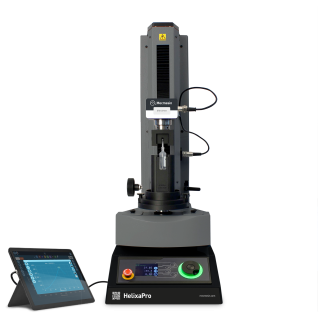 HelixaPro precision automated torque tester with VectorPro software and medical vial/packaging test application