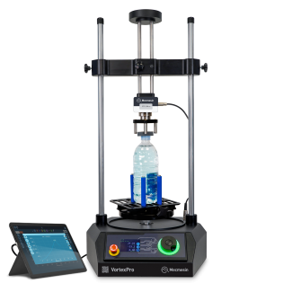 VortexPro automated torque tester with VectorPro tablet, by Mecmesin