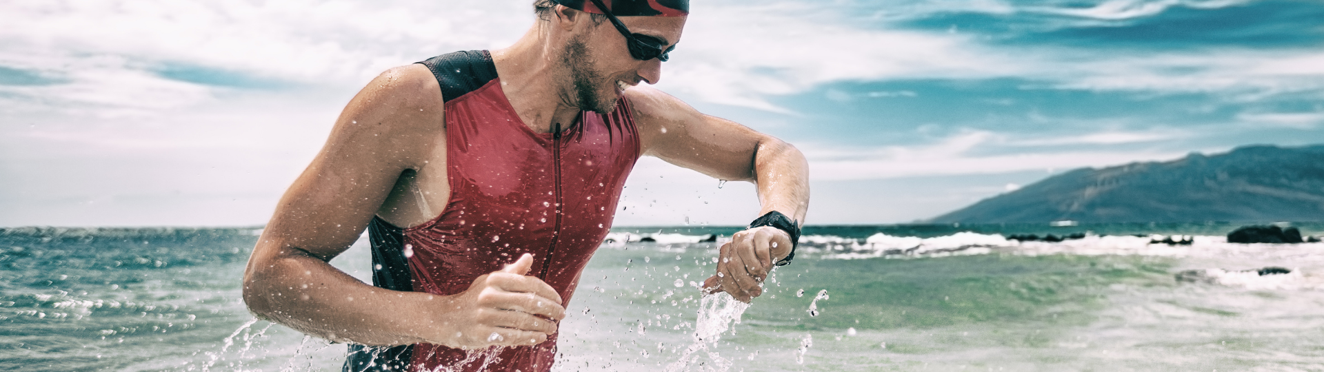 Person in wet suit